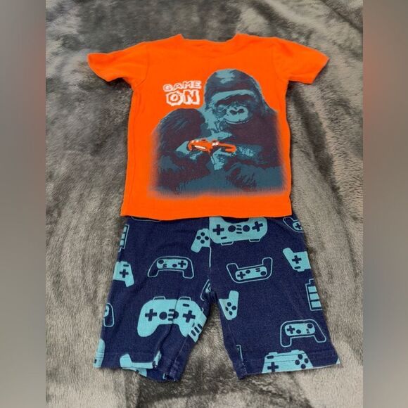 Carters size 6 gorilla summer pajama set snug fit - Picture 1 of 1